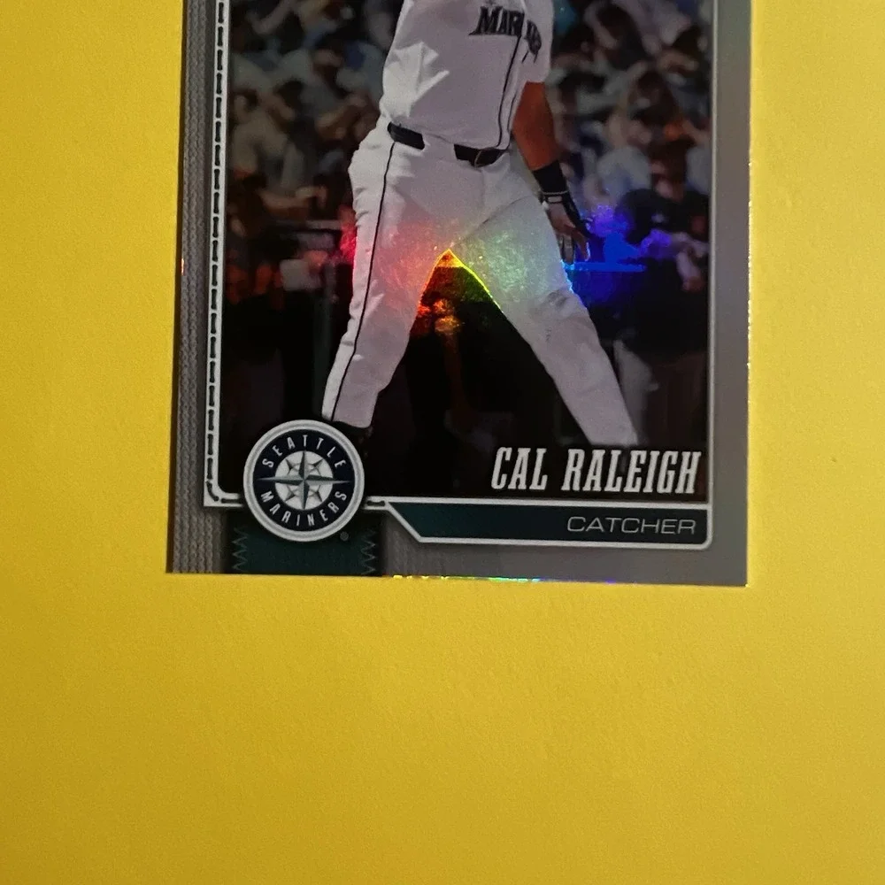 2026 Topps Cal‎ Raleigh #140 Rainbow Foil Parallel Seattle Mariners Series 1